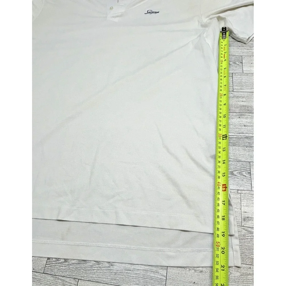 Sawgrass RALPH LAUREN Polo Golf Shirt Performance Mens XLarge Solid White‎ XL